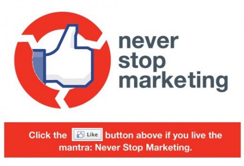 Growing business - never stop marketing