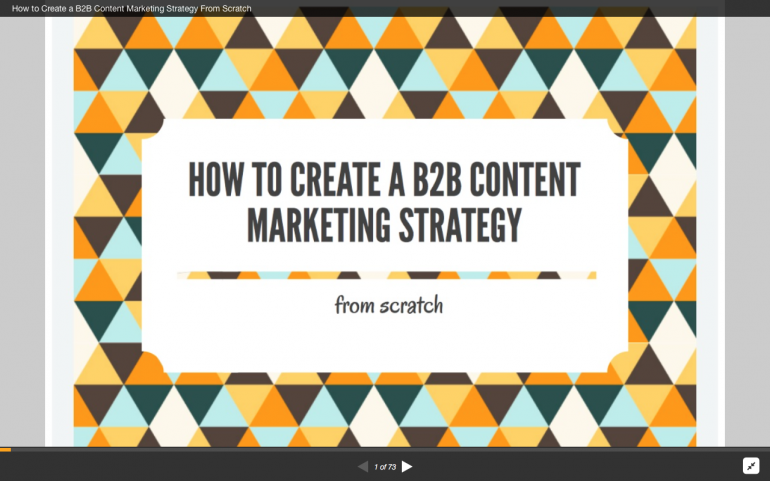 How to Create a B2B Content Marketing Strategy From Scratch