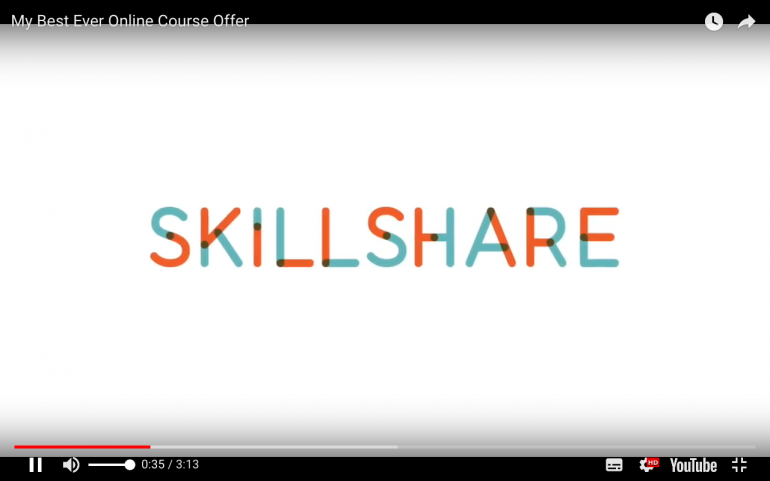 Skillshare offer