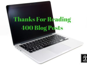 Thanks For Reading 400 Blog Posts