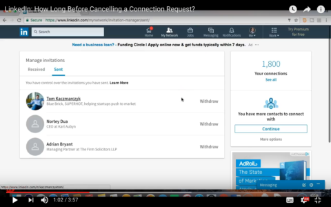 LinkedIn How Long Before Cancelling a Connection Request