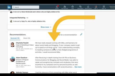 LinkedIn - How to get More Recommendations